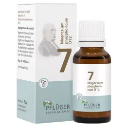 BIOCHEMIE Pflüger 7 Magnesio fosforico D 12 Gl, 15 g