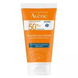 AVENE Fluido solare SPF 50+ senza profumo, 50 ml