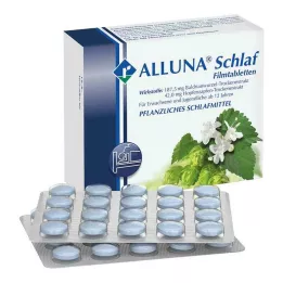 ALLUNA Compresse rivestite con film per dormire, 60 pz