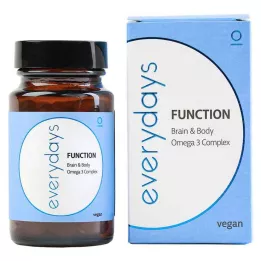 EVERDAYS Funzione Cervello &amp; Corpo Omega-3 vegan WKA, 60 pz