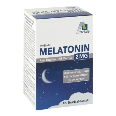 Melatonina 2 mg più luppolo e melissa capsule, 120 pezzi Melatonina 2 mg più luppolo e melissa capsule, 120 pezzi