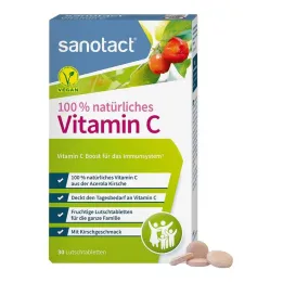 Pastiglie sanotact alla vitamina C 100% naturale, 30 pz