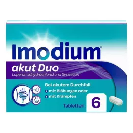 IMODIUM compresse akut Duo 2 mg/125 mg, 6 pz