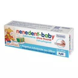NENEDENT-dentifricio per bambini senza set di cure dentistiche a fluoro, 20 ml