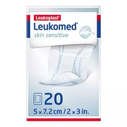LEUKOMED sterile sensibile alla pelle 5x7,2 cm, 20 pz