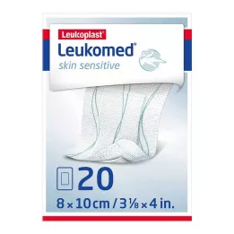 LEUKOMED sterile sensibile alla pelle 8x10 cm, 20 pz