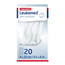 LEUKOMED sterile sensibile alla pelle 8x15 cm, 20 pz