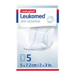 Leukomed® pelle sensibile 5x7,2 cm, 5 pz