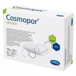 COSMOPOR medicazione in silicone 8x10 cm, 10 pz