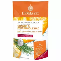 DERMASEL Sale da bagno del Mar Morto allarancia & Legno di cedro, 1 P
