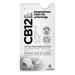 CB12 boost Gomma da masticare bianca alleucalipto, 10 pz