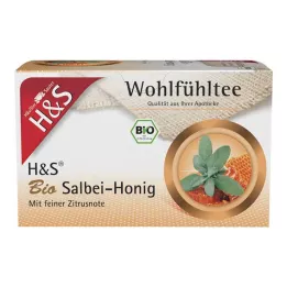 H&amp;S Sacchetti filtro miele di salvia biologico, 20X2 g