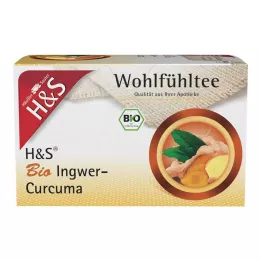 H&S Buste filtro Zenzero-Curcuma Biologiche, 20X1,25 g
