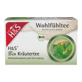 H&S Bustine filtro per tisana biologica, 20X1,5 g