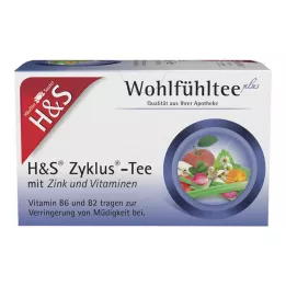 H&S Ciclo Tè con Zinco e Vitamine Bustine Filtro, 20X1,5 g