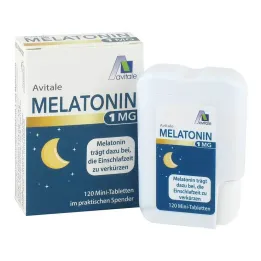 Melatonina mini compresse da 1 mg in dispenser, 120 pz