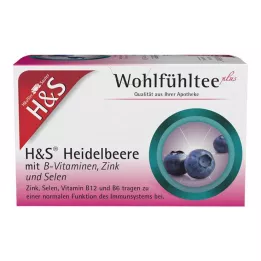 H&amp;S Mirtillo con vitamine del gruppo B, zinco e selenio Fbtl., 20X2,5 g