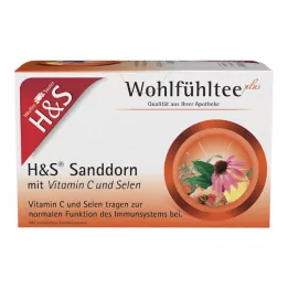 H&S Olivello spinoso con vitamina C e selenio Bustine filtro, 20X2,5 g