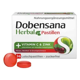 Dobensana Herbal Kirschgeschm.vit.c & Pastiglia di zinco.(36 pezzi)
