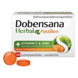 Dobensana Miele alle Erbe Vitamine C & Pastiglia di Zinco.(36 pezzi)