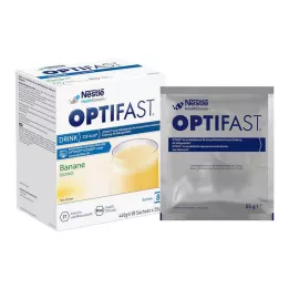 OPTIFAST Bevanda Banana in polvere, 8X55 g