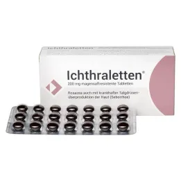 Ichthraletten® compresse da 200 mg per la rosacea, 168 pezzi