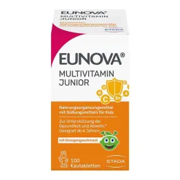 Eunova Junior compresse masticabili al gusto arancia, 100 pz