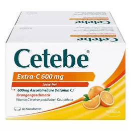 CETEBE Extra-C 600 mg compresse masticabili, 120 pz