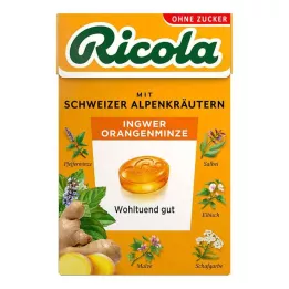 RICOLA o.Z.Box Bonbons allo zenzero, allarancia e alla menta, 50 g