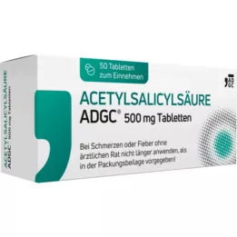 ACETYLSALICYLSÄURE ADGC Compresse da 500 mg, 50 pz