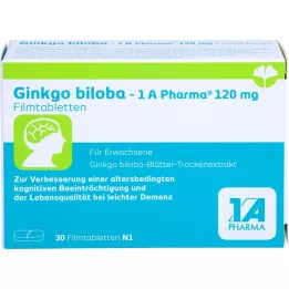 GINKGO BILOBA-1A Pharma 120 mg compresse rivestite con film, 30 pz
