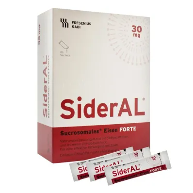 Sideral Iron Forte 30 mg granuli di materiale agrumato, 30 pz