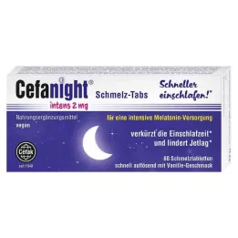 CEFANIGHT compresse fusibili intens 2 mg, 60 pz