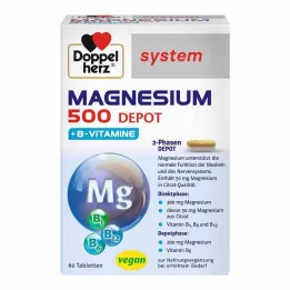 DOPPELHERZ Compresse del sistema Magnesium 500 Depot, 60 pz