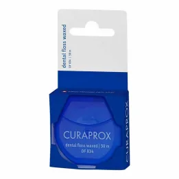 Curaprox DF 834 dispenser di filo interdentale cerato alla menta, 50 m
