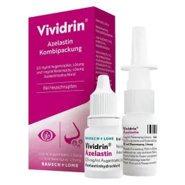 Confezione combinata Vividrin® Azelastine per allergie al raffreddore da fieno & , 1 p