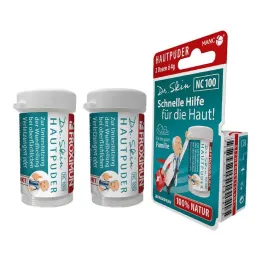 Dr. Skin NC 100 polveri per la pelle, 2X4 g