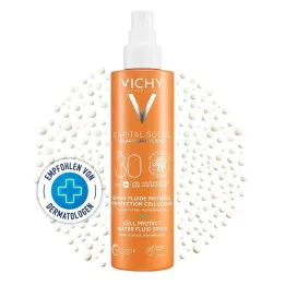 Vichy Capital Soleil Spray Protettivo Cellulare LSF 30, 200 ml