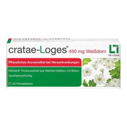 cratae-Loges 450 mg compresse rivestite con film di biancospino, 50 pz