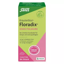 FLORADIX Compresse di acido folico e ferro, 84 pz