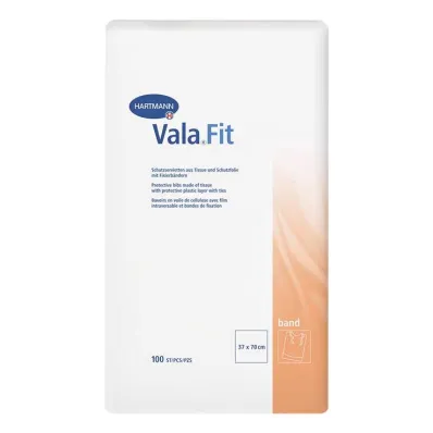 Bavaglini protettivi a fascia Valafit 37x70 cm, 100 pezzi