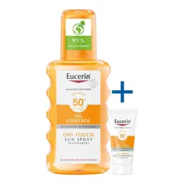 Eucerin Sun Oil Control Spray Corpo trasparente LSF 50+ , 200 ml
