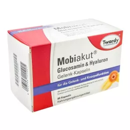 MOBIAKUT Glucosamina &amp; Capsule articolari di acido ialuronico, 90 pz