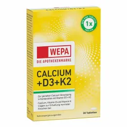 Wepa Calcio + D3 + K2 compresse, 30 pz