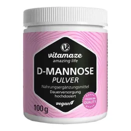 D-Mannosio in polvere vegano ad alto dosaggio, 100 g