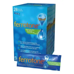 Ferrotone ferro naturale più vitamina C busta mela, 28X25 ml