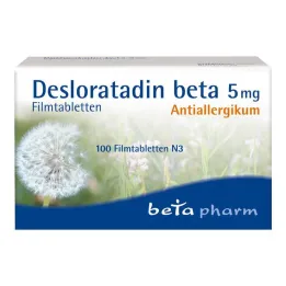 Desloratadina beta 5 mg compresse rivestite con film, 100 pz