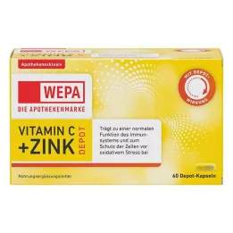 WEPA Capsule di vitamina C+zinco, 60 pz