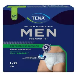 TENA® MEN PREMIUM FIT Pantaloni Maxi L/XL per incontinenza, 10 pezzi