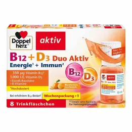 Doppelherz B12 + D3 Duo Active fiale per bere, 8 pz